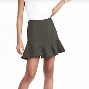 H&M flutter gray  Mini Skirt